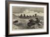 The Pandora Arctic Expedition, Walrus-Shooting-null-Framed Giclee Print