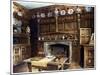 The Panelled Study at Groombridge Place, Kent, 1910-Edwin Foley-Mounted Giclee Print