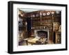 The Panelled Study at Groombridge Place, Kent, 1910-Edwin Foley-Framed Giclee Print