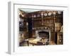 The Panelled Study at Groombridge Place, Kent, 1910-Edwin Foley-Framed Giclee Print