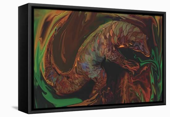 The Pangolin-Rabi Khan-Framed Stretched Canvas