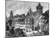 The Panierplatz in Nuremberg, Germany, 19th Century-Therond-Mounted Giclee Print