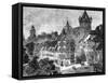 The Panierplatz in Nuremberg, Germany, 19th Century-Therond-Framed Stretched Canvas