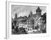 The Panierplatz in Nuremberg, Germany, 19th Century-Therond-Framed Giclee Print