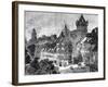 The Panierplatz in Nuremberg, Germany, 19th Century-Therond-Framed Giclee Print