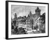 The Panierplatz in Nuremberg, Germany, 19th Century-Therond-Framed Giclee Print