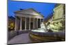 The Pantheon and Fountain at Night, Piazza Della Rotonda, Rome, Lazio, Italy-Stuart Black-Mounted Photographic Print