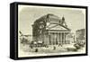 The Pantheon at Rome-null-Framed Stretched Canvas
