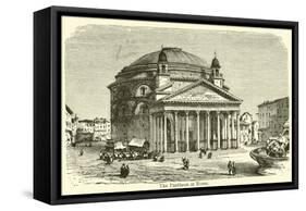 The Pantheon at Rome-null-Framed Stretched Canvas