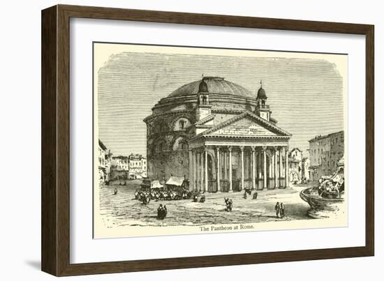 The Pantheon at Rome-null-Framed Giclee Print