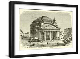 The Pantheon at Rome-null-Framed Premium Giclee Print