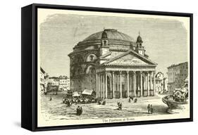 The Pantheon at Rome-null-Framed Stretched Canvas