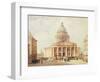 The Pantheon in 1835-Francois Etienne Villeret-Framed Giclee Print