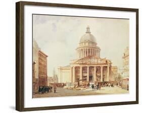 The Pantheon in 1835-Francois Etienne Villeret-Framed Giclee Print