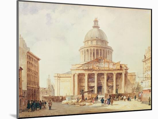 The Pantheon in 1835-Francois Etienne Villeret-Mounted Giclee Print