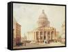 The Pantheon in 1835-Francois Etienne Villeret-Framed Stretched Canvas