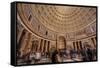The Pantheon in Rome, Lazio, Italy, Europe-Julian Elliott-Framed Stretched Canvas
