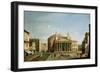 The Pantheon in Rome-Bernardo Bellotto-Framed Giclee Print