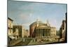 The Pantheon in Rome-Bernardo Bellotto-Mounted Giclee Print