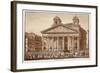 The Pantheon of Agrippa, 1833-Agostino Tofanelli-Framed Giclee Print