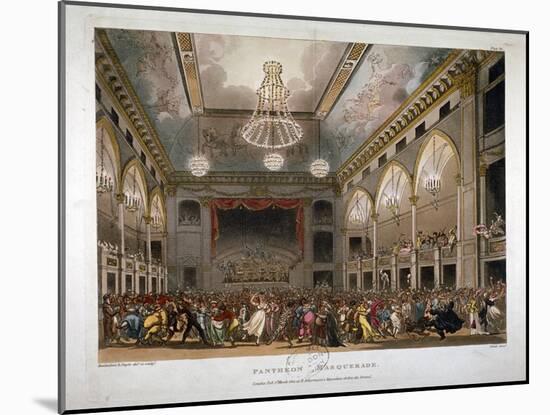 The Pantheon, Oxford Street, Westminster, 1809-J Bluck-Mounted Giclee Print