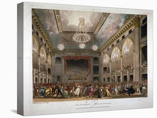 The Pantheon, Oxford Street, Westminster, 1809-J Bluck-Stretched Canvas