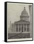 The Pantheon, Paris, and Funeral of Victor Hugo-null-Framed Stretched Canvas