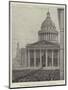 The Pantheon, Paris, and Funeral of Victor Hugo-null-Mounted Premium Giclee Print