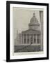 The Pantheon, Paris, and Funeral of Victor Hugo-null-Framed Giclee Print