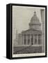 The Pantheon, Paris, and Funeral of Victor Hugo-null-Framed Stretched Canvas