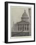 The Pantheon, Paris, and Funeral of Victor Hugo-null-Framed Giclee Print