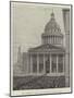 The Pantheon, Paris, and Funeral of Victor Hugo-null-Mounted Giclee Print