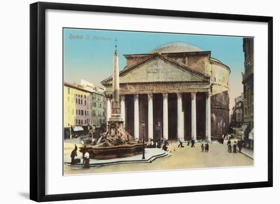 The Pantheon, Rome-null-Framed Art Print