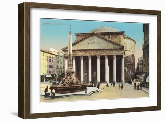 The Pantheon, Rome-null-Framed Art Print