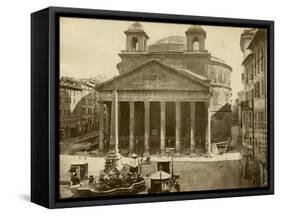 The Pantheon-Giacomo Brogi-Framed Stretched Canvas