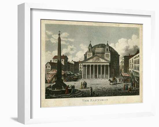 The Pantheon-Merigot-Framed Art Print