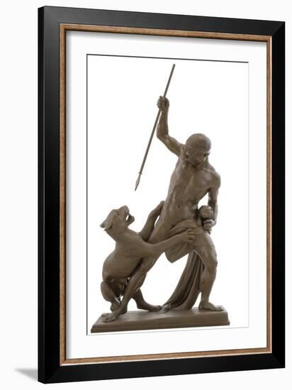 The Panther Hunter, 1846-Jens Adolf Jerichau-Framed Giclee Print