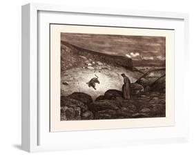 The Panther in the Desert-Gustave Dore-Framed Giclee Print