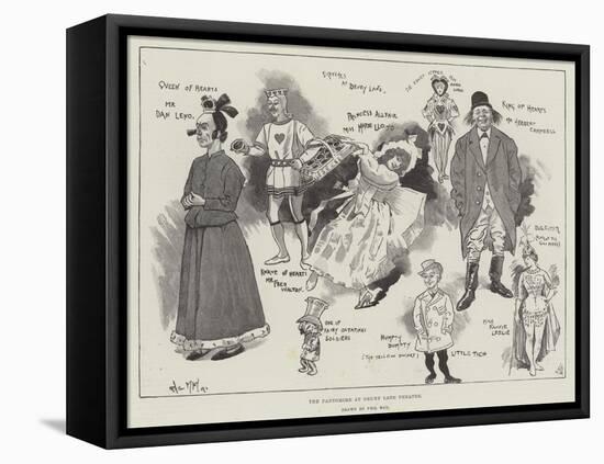 The Pantomime at Drury Lane Theatre-Phil May-Framed Stretched Canvas