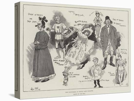 The Pantomime at Drury Lane Theatre-Phil May-Stretched Canvas