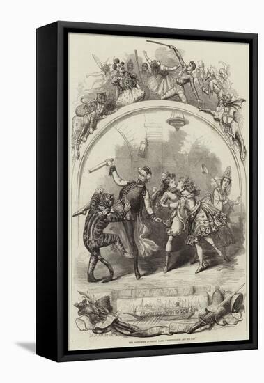 The Pantomime at Drury Lane, Whittington and His Cat-David Henry Friston-Framed Stretched Canvas