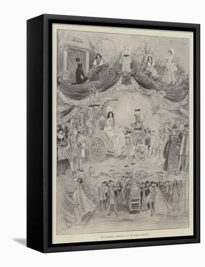 The Pantomime Cinderella, at the Garrick Theatre-Robert Sauber-Framed Stretched Canvas