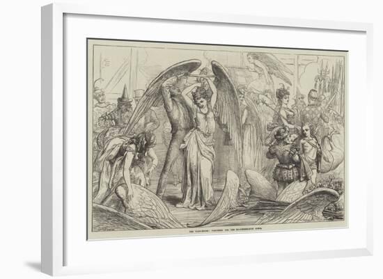 The Pantomimes, Preparing for the Transformation Scene-David Henry Friston-Framed Giclee Print