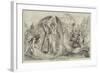 The Pantomimes, Preparing for the Transformation Scene-David Henry Friston-Framed Giclee Print