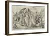 The Pantomimes, Preparing for the Transformation Scene-David Henry Friston-Framed Giclee Print