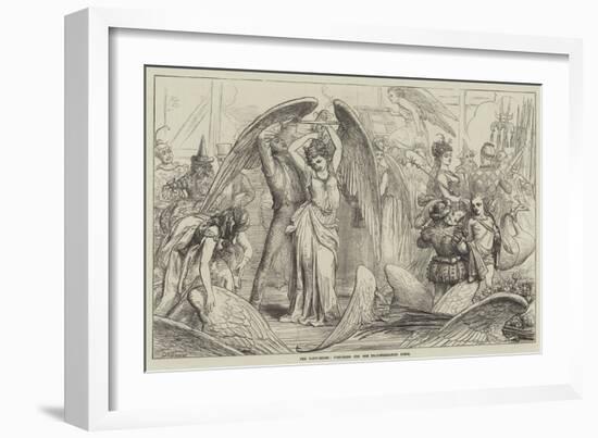The Pantomimes, Preparing for the Transformation Scene-David Henry Friston-Framed Giclee Print