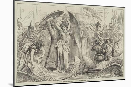 The Pantomimes, Preparing for the Transformation Scene-David Henry Friston-Mounted Giclee Print