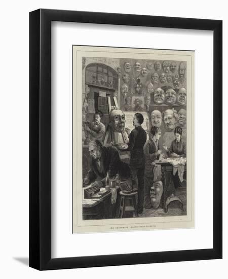 The Pantomine Season, Mask-Painting-null-Framed Premium Giclee Print