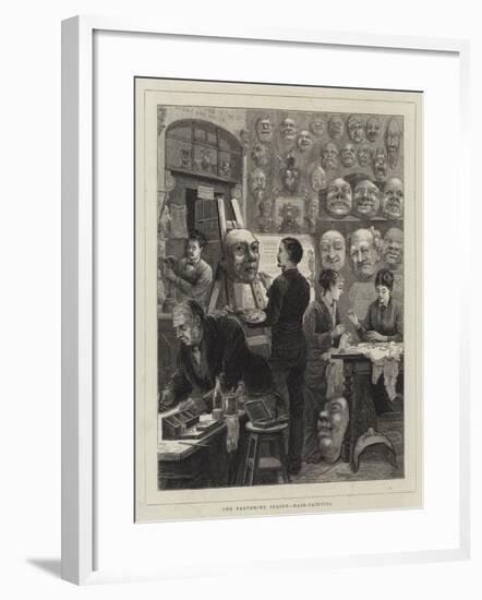 The Pantomine Season, Mask-Painting-null-Framed Giclee Print