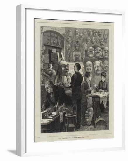 The Pantomine Season, Mask-Painting-null-Framed Giclee Print